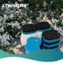 LTWHOME Poly Coarse Fine Foam Filter Pads Set Fit for Aqua One AQUIS 1200/1250 and 1000/1050(Pack of 24)