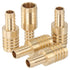 LTWFITTING Brass Barb Hose Reducing Splicer Mender 10mm ID Hose x 16mm ID Hose Fitting Air Water Fuel Boat (Pack of 5)