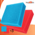 LTWHOME Compatible Replacement Coarse and Fine Foam Filter Sponge Fit for Oase Biotec 5/10/30 (3 x Blue Coarse and 3 x Red Fine Foams)