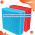 LTWHOME Compatible Replacement Coarse and Fine Foam Filter Sponge Fit for Oase Biotec 5/10/30 (3 x Blue Coarse and 3 x Red Fine Foams)