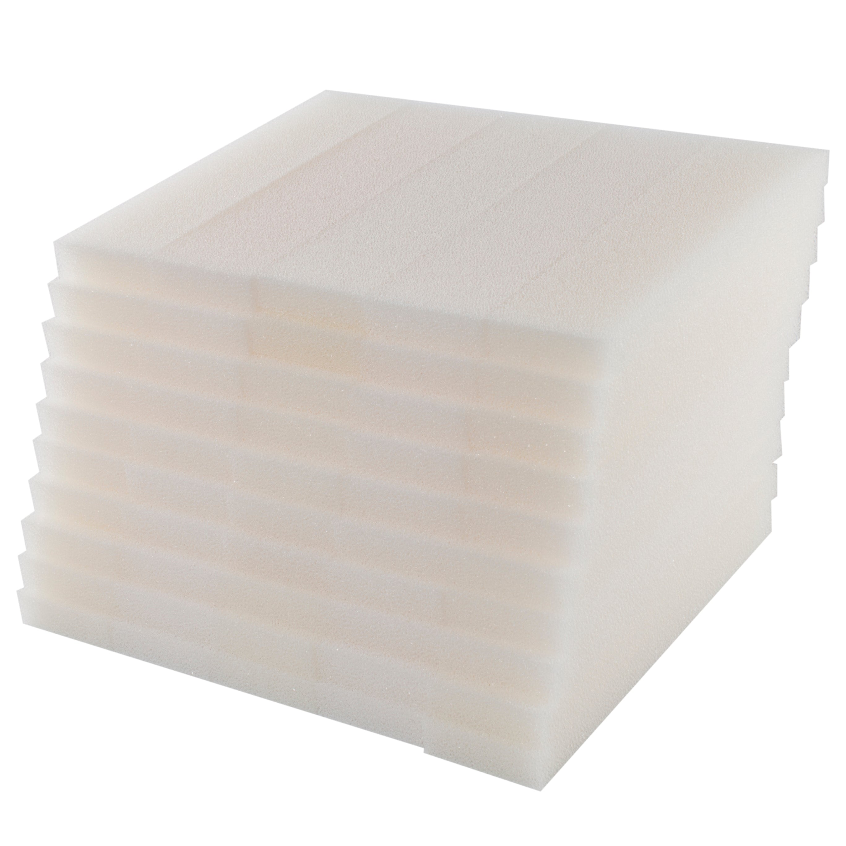 LTWHOME Foam Filter Pads Fit for Fluval 404, 405, 406 External Filter (Pack of 50)