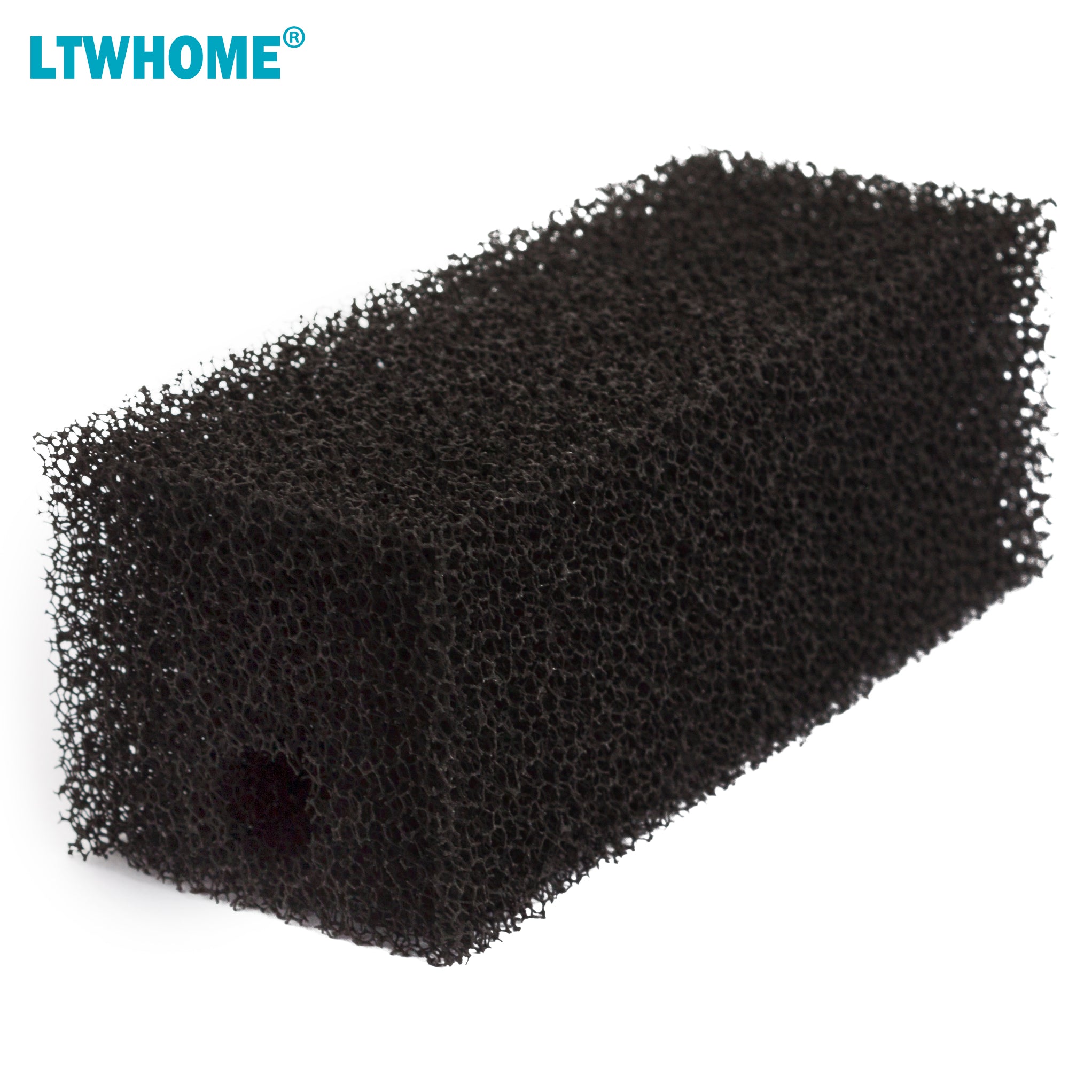 LTWHOME Design Aquarium Active Carbon Sponges Compatible with Ferplast Bluclear 03 Sponges Fit for Bluwave Internal Filter (Pack of 6)