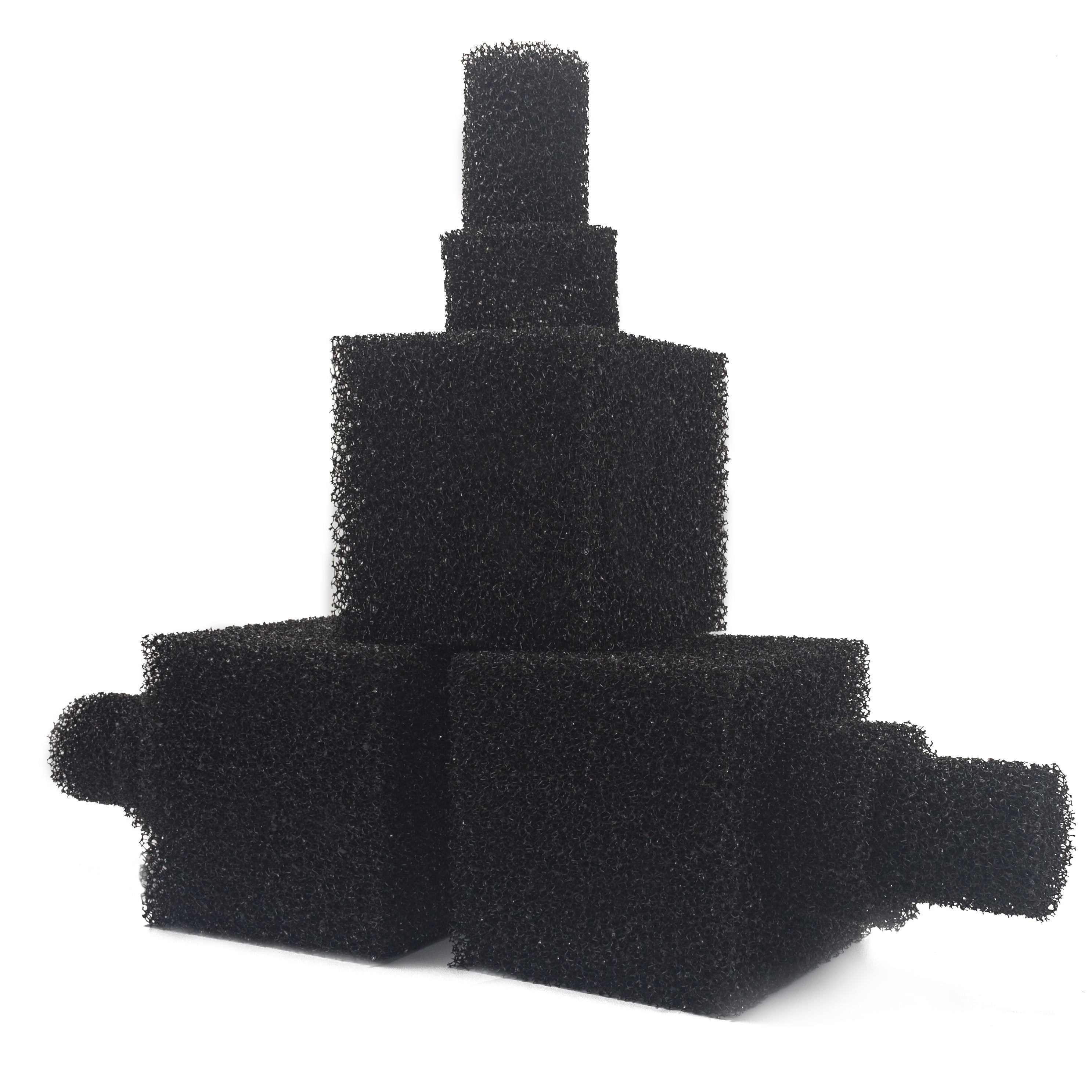 LTWHOME 6 Inch Inch Coarse Pond Filter Foam Cube Block Pump Pre Filter Sponge(Pack of 3)