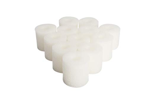 LTWHOME Foam Filter fit for 2618080 Cartridges Aquaball 2208-2212/60-180,Biopower 160-240 and Prefilter 4004320 (Pack of 12)