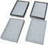 LTWHOME Hepa Filters Suitable for Sears Kenmore EF-1, Part #86889 (Pack of 4)