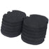 LTWHOME Replacement Black Fine Foam Filter Fit for AquaManta EFX 300/400 External Filter (Pack of 12)