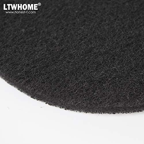 LTWHOME Activated Carbon Filter Pads Suitable for Ecco Pro 130/200/300 Ecco 2232/2234/2236(Pack of 12)