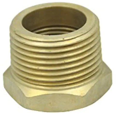 LTWFITTING Brass BSP Pipe Hex Bushing Reducer Fittings 1-Inch Male x 3/4-Inch Female BSPP (Pack of 5)