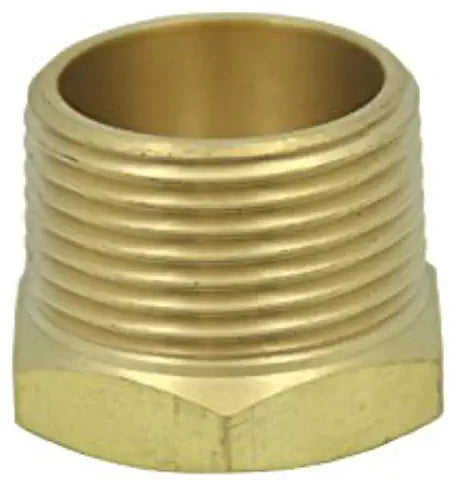 LTWFITTING Brass BSP Pipe Hex Bushing Reducer Fittings 1-Inch Male x 1/4-Inch Female BSPP (Pack of 5)