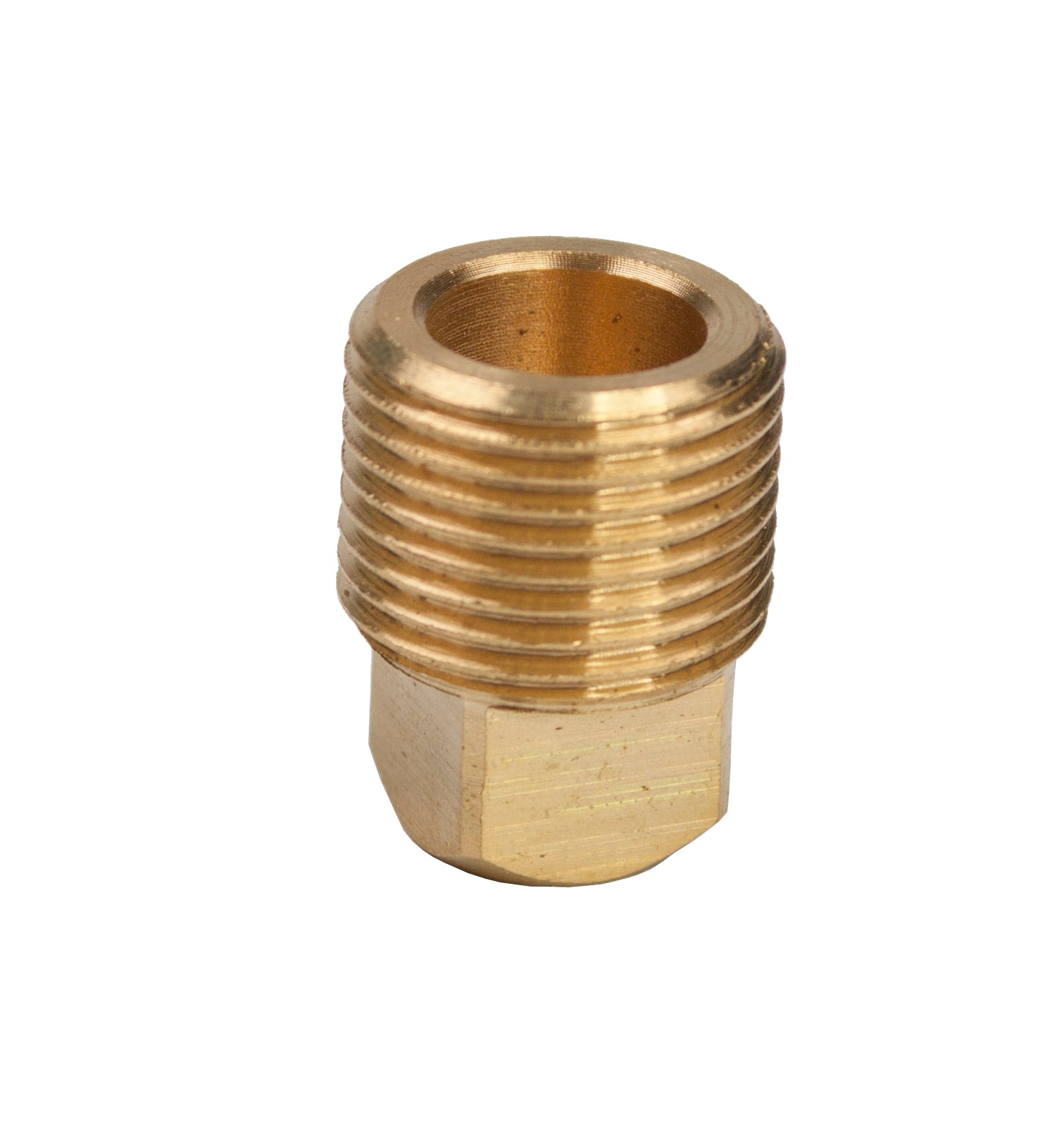 LTWFITTING Brass BSP Pipe Square Head Plug Fittings 3/8-Inch Male BSPP Air Fuel Water Boat (Pack of 600)