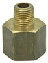 LTWFITTING Brass Pipe 3/8-Inch Female x 1/8-Inch Male BSP Adapter Fuel Gas Air (Pack of 5)