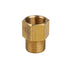 LTWFITTING Brass Pipe 1/2-Inch Female x 1/2-Inch Male BSP Adapter Fuel Gas Air (Pack of 25)