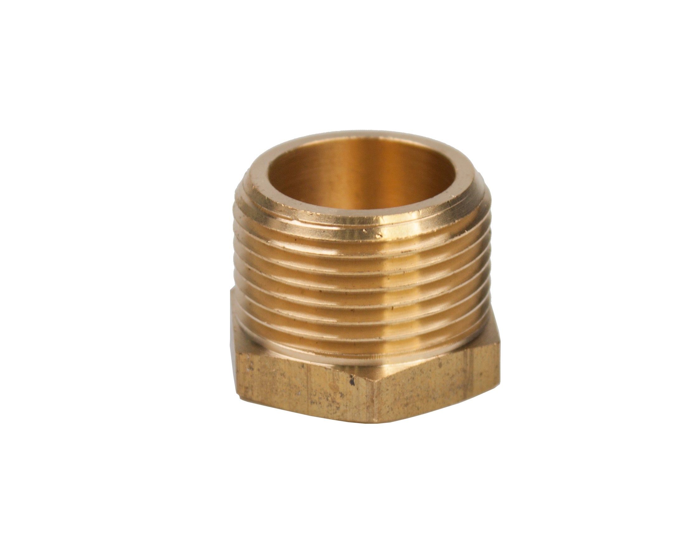 LTWFITTING Brass BSP Pipe Hex Head Plug Fittings 3/4-Inch Male BSPP Air Fuel Water Boat (Pack of 200)