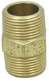 LTWFITTING Brass BSP Pipe Hex Nipple Fitting 3/4-Inch Male BSPP Air Fuel Water (Pack of 150)