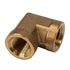 LTWFITTING Brass BSP Pipe Fitting Female 90 Deg 1/4-Inch BSPP Elbow Fuel Air (Pack of 25)