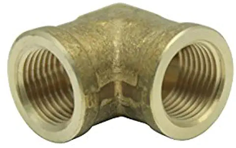 LTWFITTING Brass BSP Pipe Fitting Female 90 Deg 3/8-Inch BSPP Elbow Fuel Air (Pack of 200)