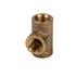 LTWFITTING Brass BSP Pipe Fitting 1/4-Inch Female BSPP Thread Tee Fuel Air (Pack of 200)