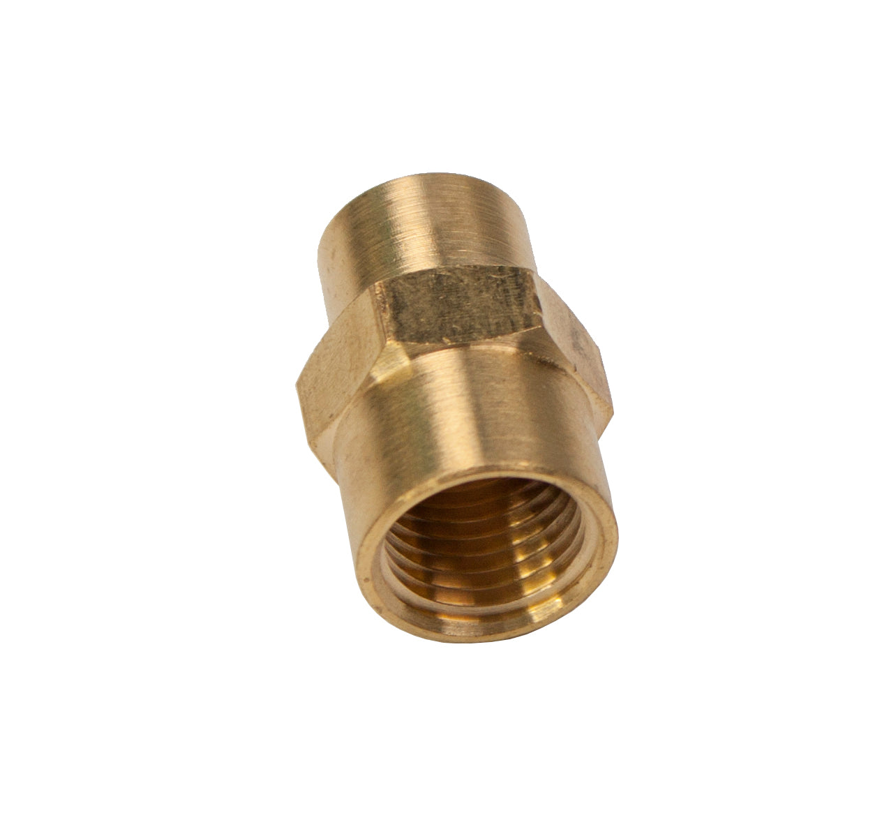 LTWFITTING Brass BSP Pipe Fitting 1/4-Inch x 1/8-Inch Female BSPP Reducing Coupling Water Boat (Pack of 25)