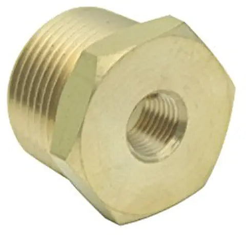 LTWFITTING Brass Pipe Hex Bushing Reducer Fittings 1-Inch Male BSPT x 1/4-Inch Female BSPP (Pack of 5)