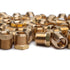 LTWFITTING Brass Pipe Hex Bushing Reducer Fittings 3/8-Inch Male BSPT x 1/4-Inch Female BSPP (Pack of 700)