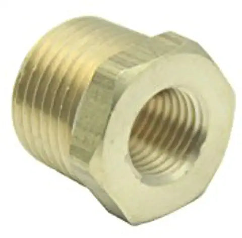 LTWFITTING Brass Pipe Hex Bushing Reducer Fittings 1/2-Inch Male BSPT x 1/4-Inch Female BSPP (Pack of 300)