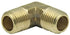 LTWFITTING Brass Pipe Male 90 Deg Elbow Fitting 3/8-Inch BSPT Water Fuel (Pack of 200)