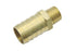 LTWFITTING Brass Barbed Fitting Coupler/Connector 1/2-Inch Male BSPT x 1-Inch(25mm) Hose Barb Fuel Gas Water (Pack of 5)