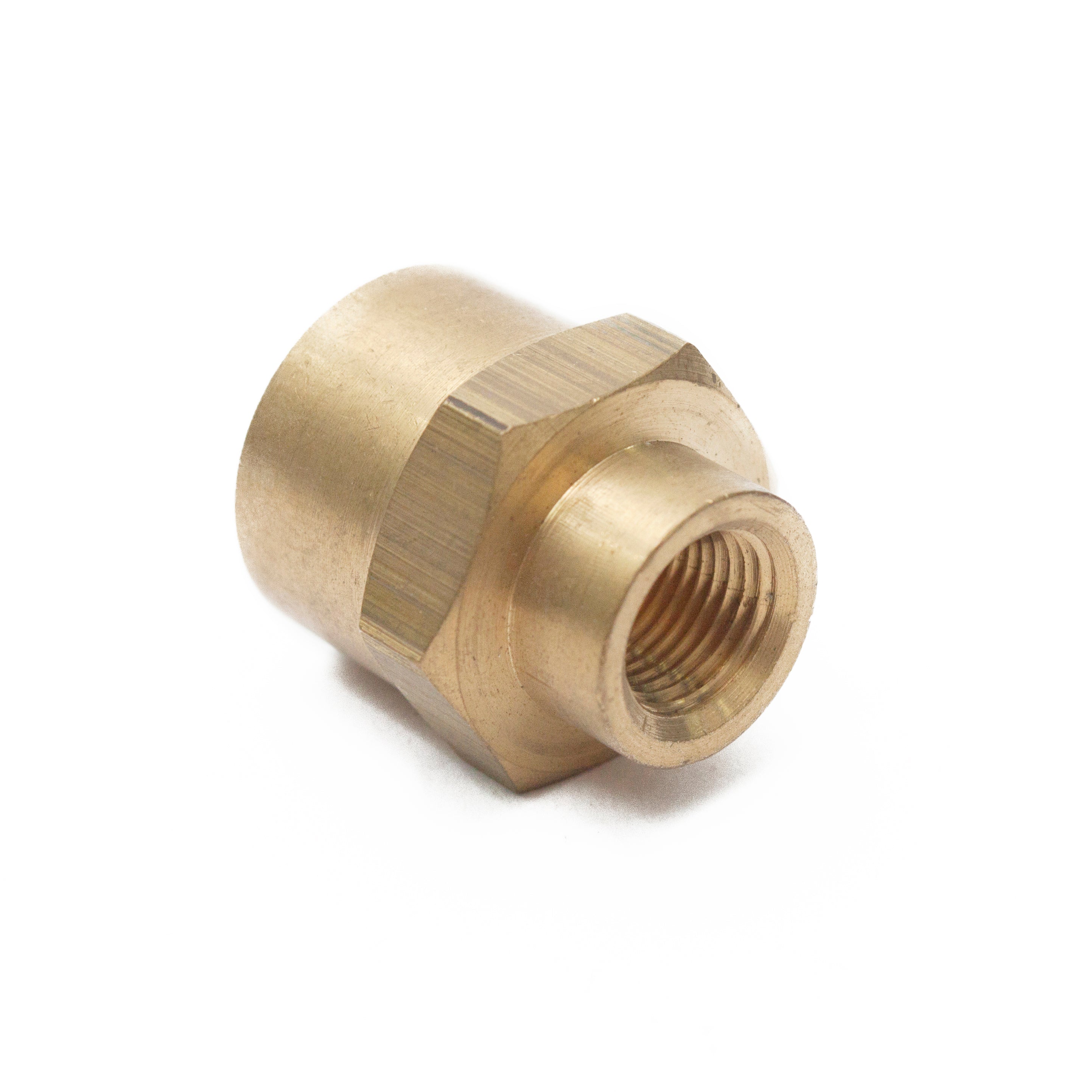 LTWFITTING Brass Pipe Fitting 3/8-Inch x 1/8-Inch Female BSPT Reducing Coupling Water Boat (Pack of 25)