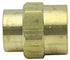 LTWFITTING Brass Pipe Fitting 1/2-Inch x 3/8-Inch Female BSPT Reducing Coupling Water Boat (Pack of 25)