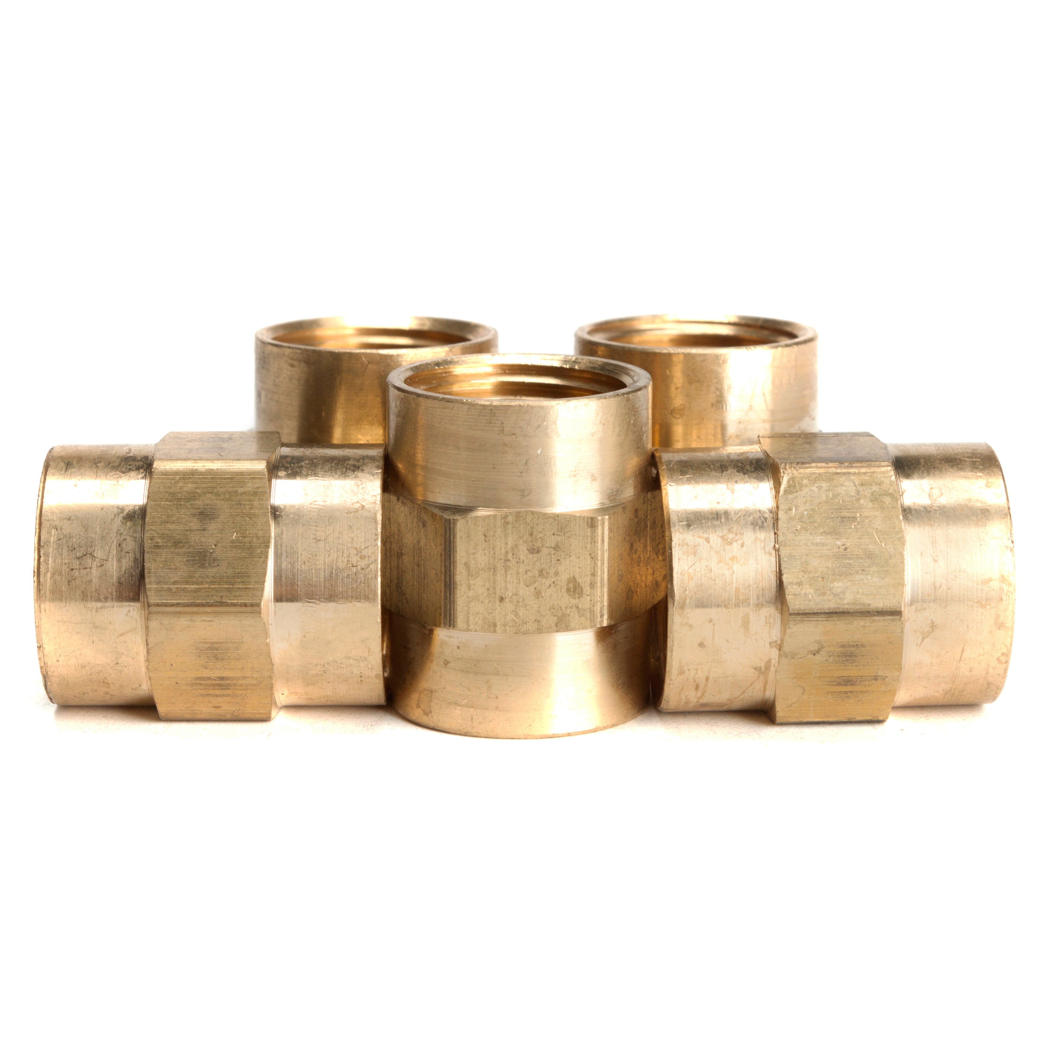 LTWFITTING Brass Pipe Fitting 1/2-Inch Female BSPT Coupling Water Boat (Pack of 300)