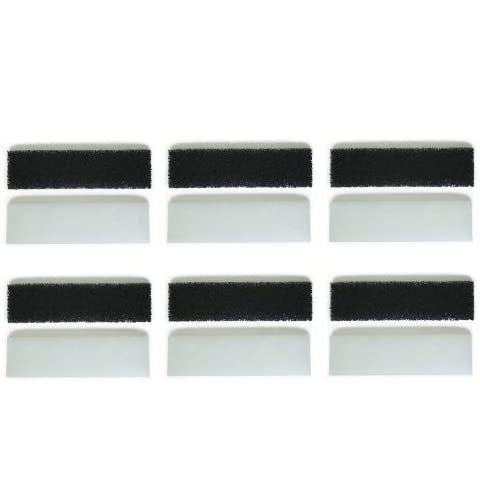 LTWHOME Compatible Filter Media Pack Fit for Interpet Fish Pod Moon 19 Filter (Pack of 12)