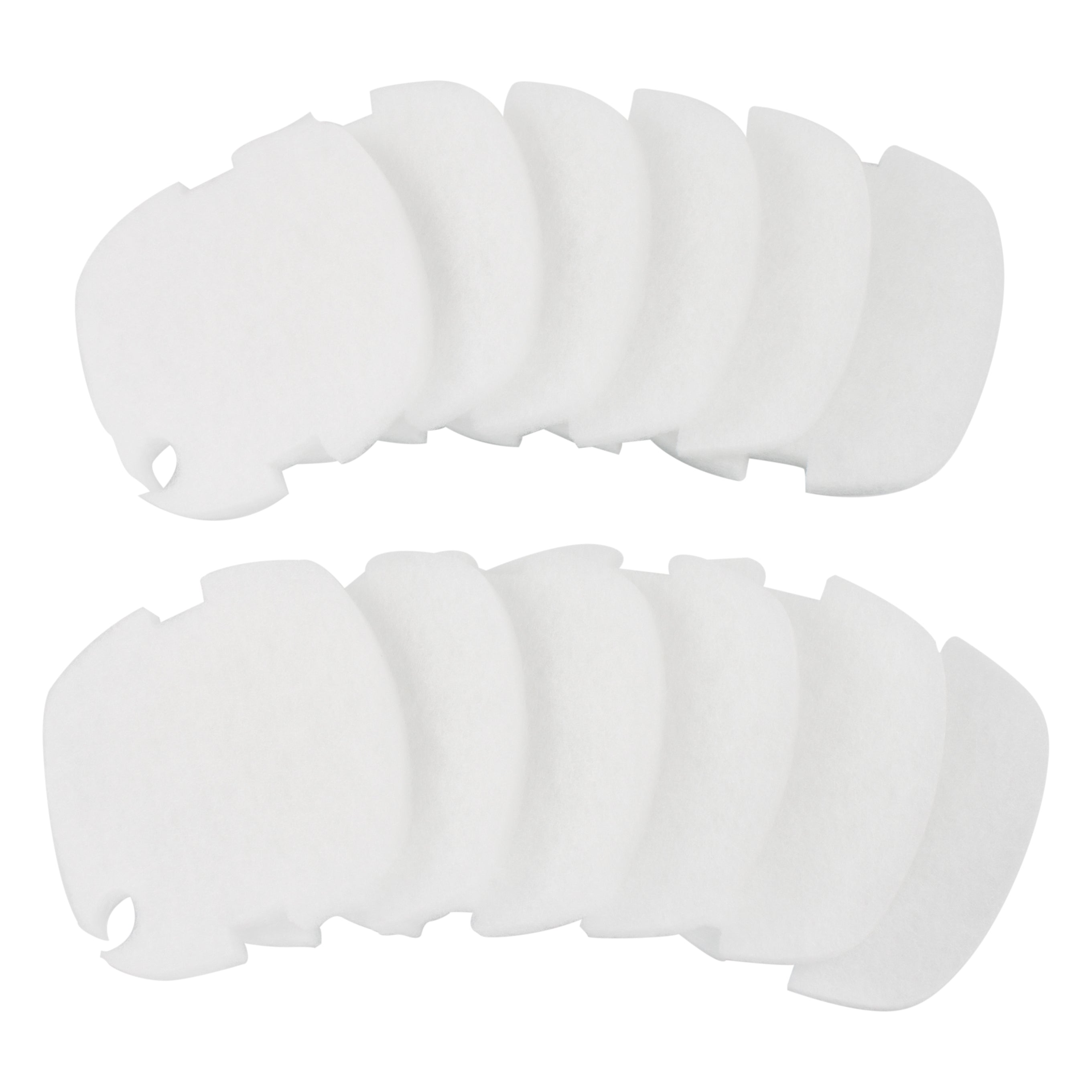 LTWHOME Replacement Polishing Filter Pads Fit for Marineland C-160 & C-220 Canister Filter (Pack of 12pcs)