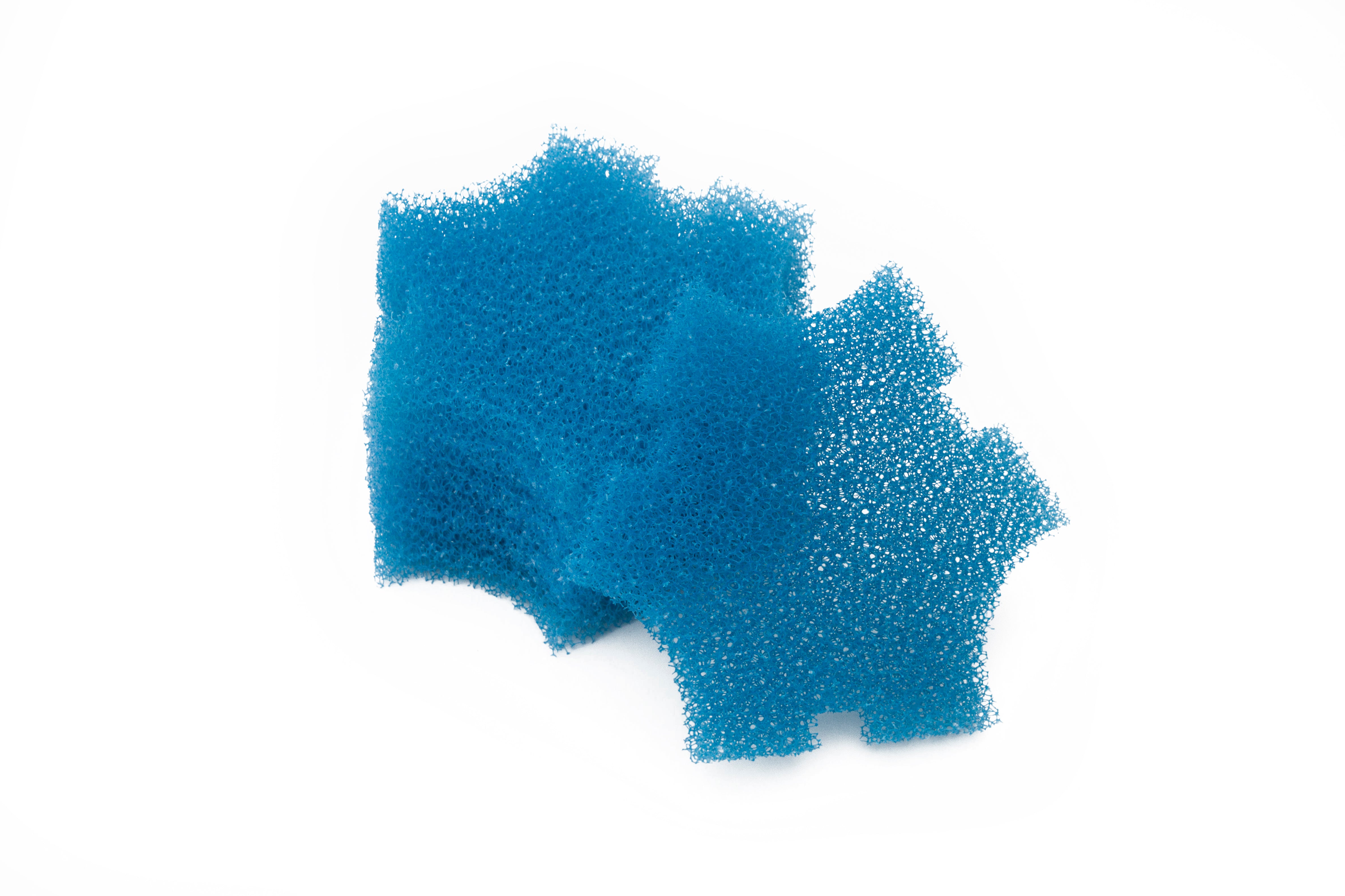 LTWHOME Replacement Blue Coarse Foam Filter Fit for Oase SwimSkim 25 Floating Pond Skimmer (Pack of 12pcs)