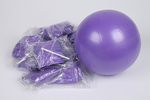LTWHOME Pilates Yoga 9 Inch Purple Ball Fitness Over Ball Bender (Pack of 50)