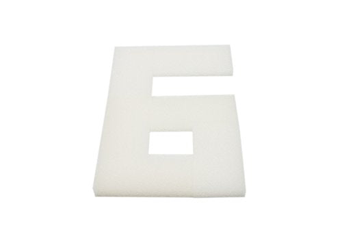 LTWHOME Compatible Foam Filters Suitable for Interpet Pf3 Internal Filter(Pack of 6)