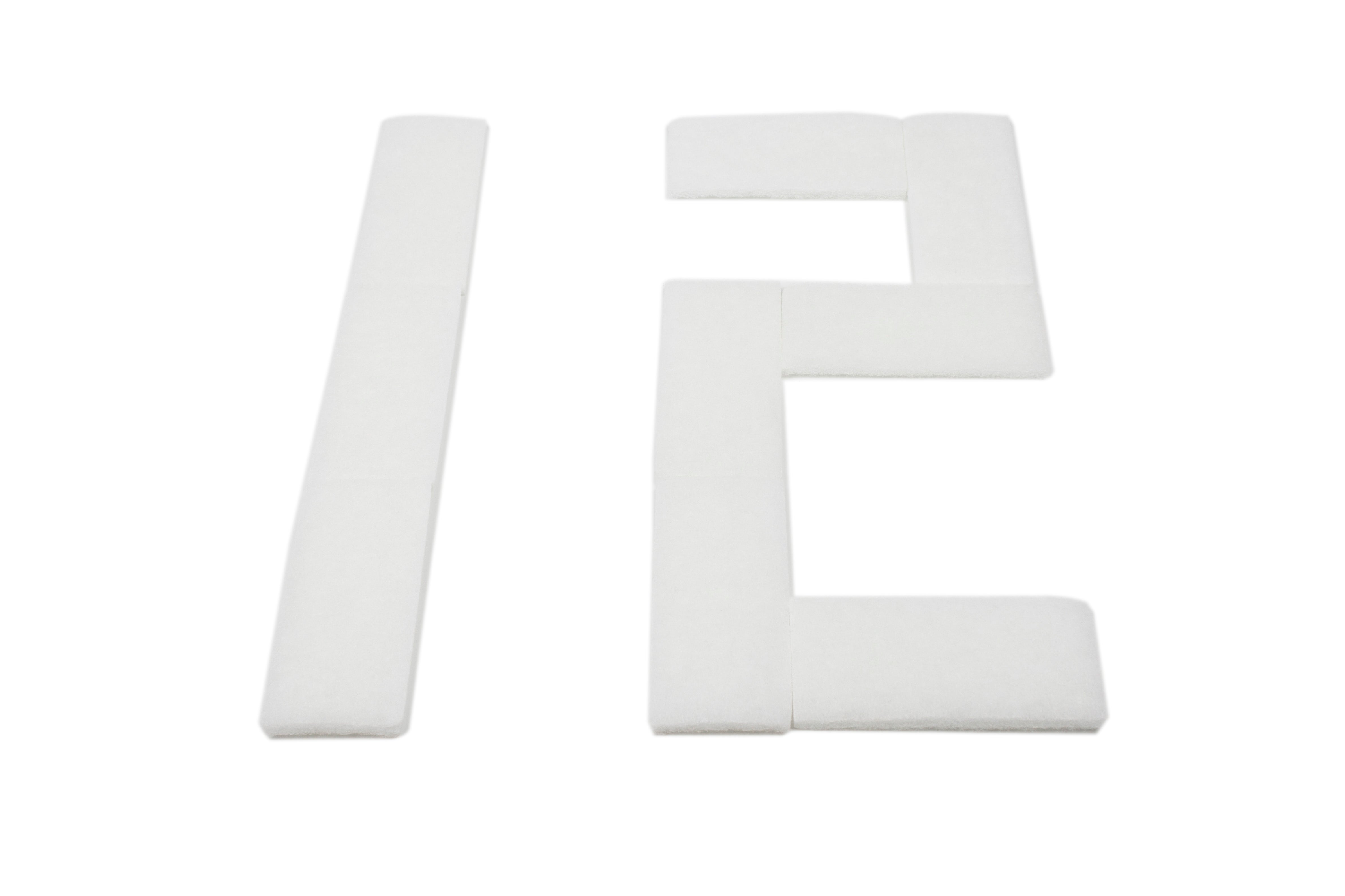 LTWHOME Compatible Polyester Filter Pad Non but Suitable for Fluval U2 Filter (Pack of 12)