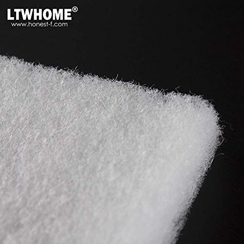 LTWHOME Compatible Polyester Filter Pad Non but Suitable for Fluval U3 Filter (Pack of 200)