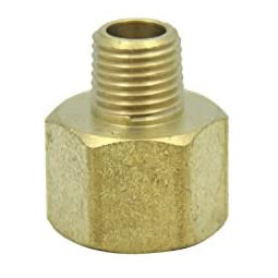 LTWFITTING Brass Pipe 1/2 Female BSPP x 1/4 Male BSPT Adapter Fuel Gas Air (Pack of 300)