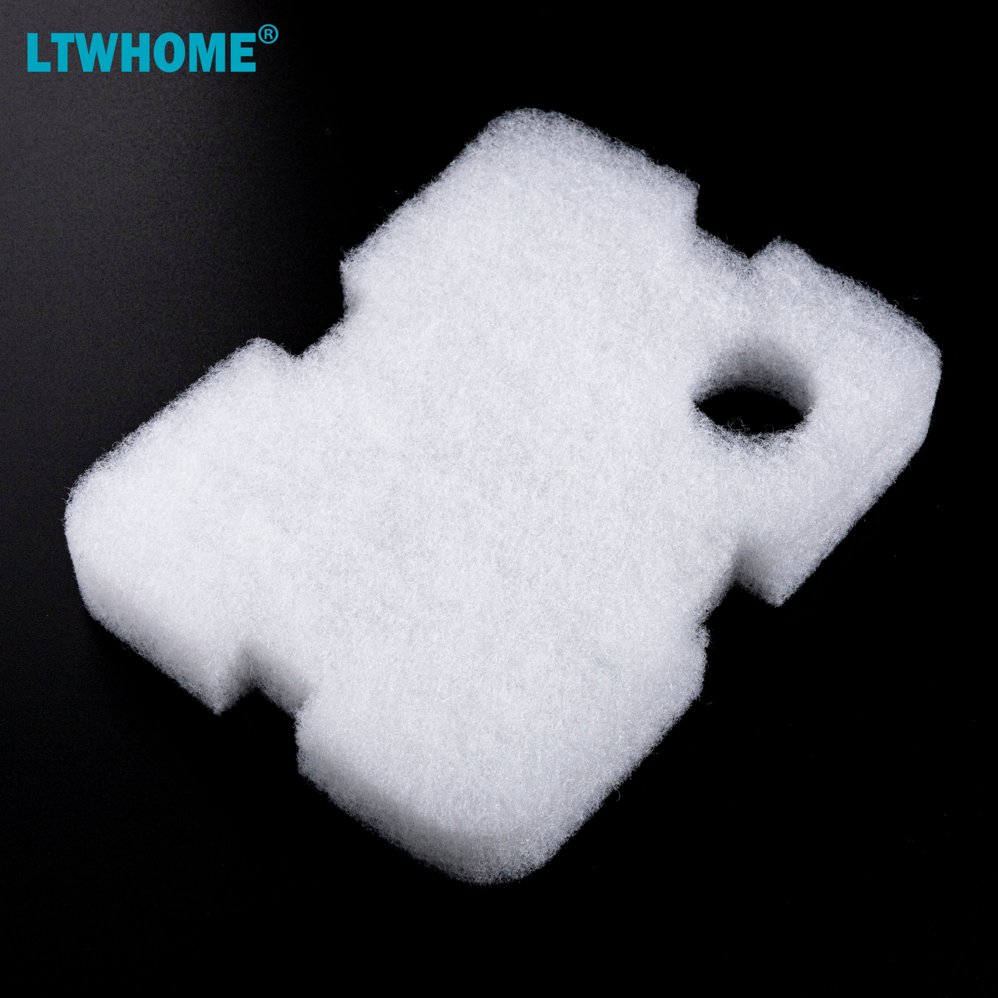 LTWHOME Compatible Bio Sponge and Floss Pad Replacement for Cascade 500 GPH Aquarium Canister Filter (Pack of 18)