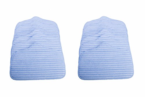 LTWHOME Microfibre Mop Pads Fit for Steamfast Steam Mop SF-275 / SF-370 and McCulloch MC1275 (Pack of 12)