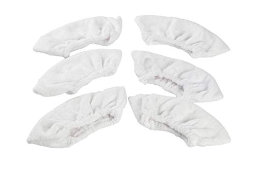 LTWHOME Steam Mop Pads Fit for Dirt Devil PD20005, PD20020 Hand Held Steamers (Pack of 6)