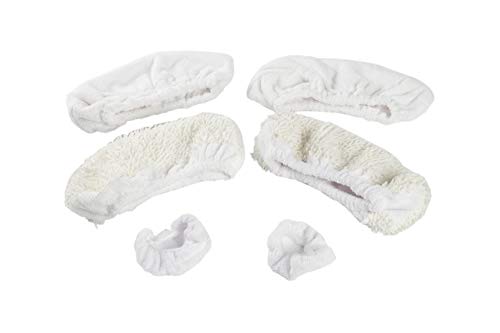 LTWHOME Microfiber Multi-Functional Bonnets Set Fit for Oreck Steam It Mop (Pack of 6)