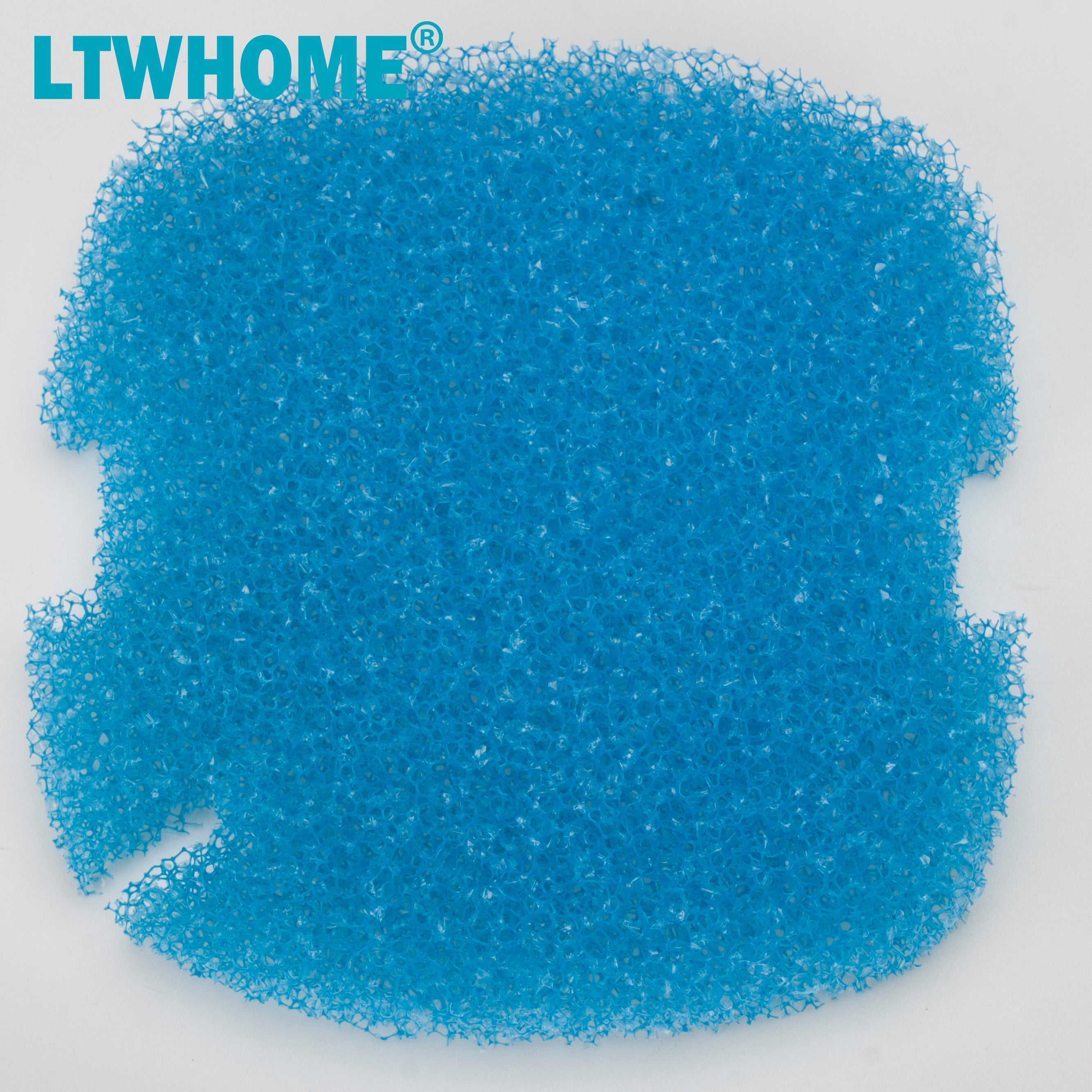 LTWHOME Compatible Blue Coarse Foam and White Filter Floss Replacement for Tetra VX-60 75 90, PVX-75 90 (Pack of 18)