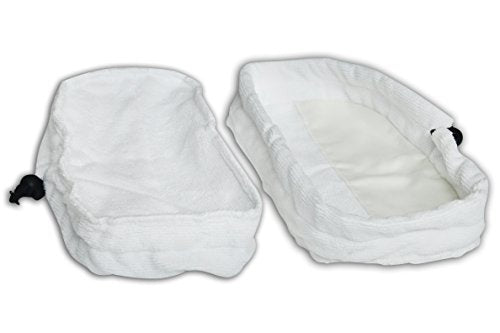 LTWHOME Pads Suitable for Bissell 3255-h Steam Mop Max Floor 21h6 (Pack of 2)