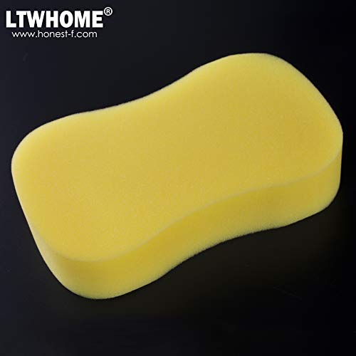 LTWHOME Yellow Extra Large Tile Grout Sponge Cleaning and Washing