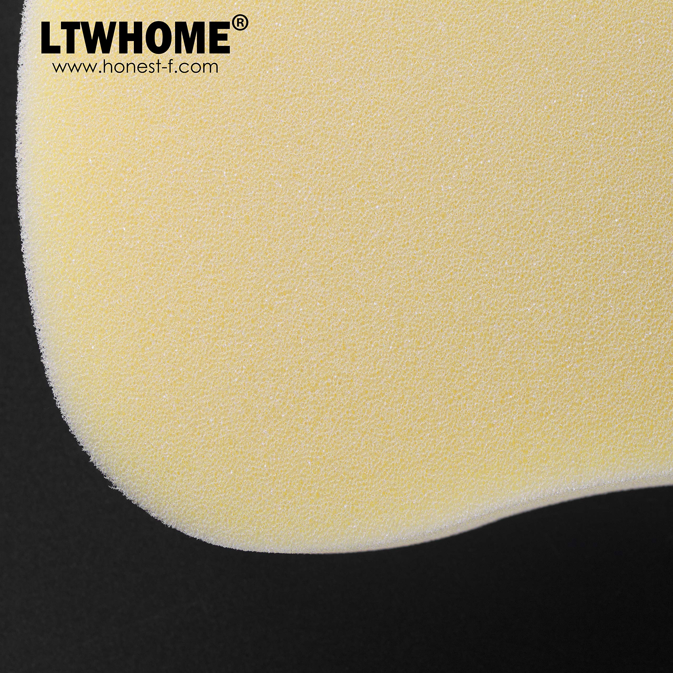 LTWHOME Yellow Extra Large Tile Grout Sponge Cleaning and Washing