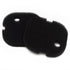 LTWHOME Black Fine Foam Filter Fit for AquaOne Aqua One AQUIS 700/750 and 500/550 (Pack of 2)