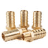 LTWFITTING Brass BSP Barbed Fitting Coupler / Connector 3/8-Inch Male BSPP x 3/4-Inch(19mm)Hose Barb Fuel Gas Water (Pack of 5)