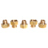 LTWFITTING Brass Pipe 3/4-Inch Female BSPP x 1/2-Inch Male BSPT Adapter Fuel Gas Air (Pack of 5)