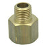 LTWFITTING Brass Pipe 3/8-Inch Female BSPP x 1/4-Inch Male BSPT Adapter Fuel Gas Air (Pack of 5)